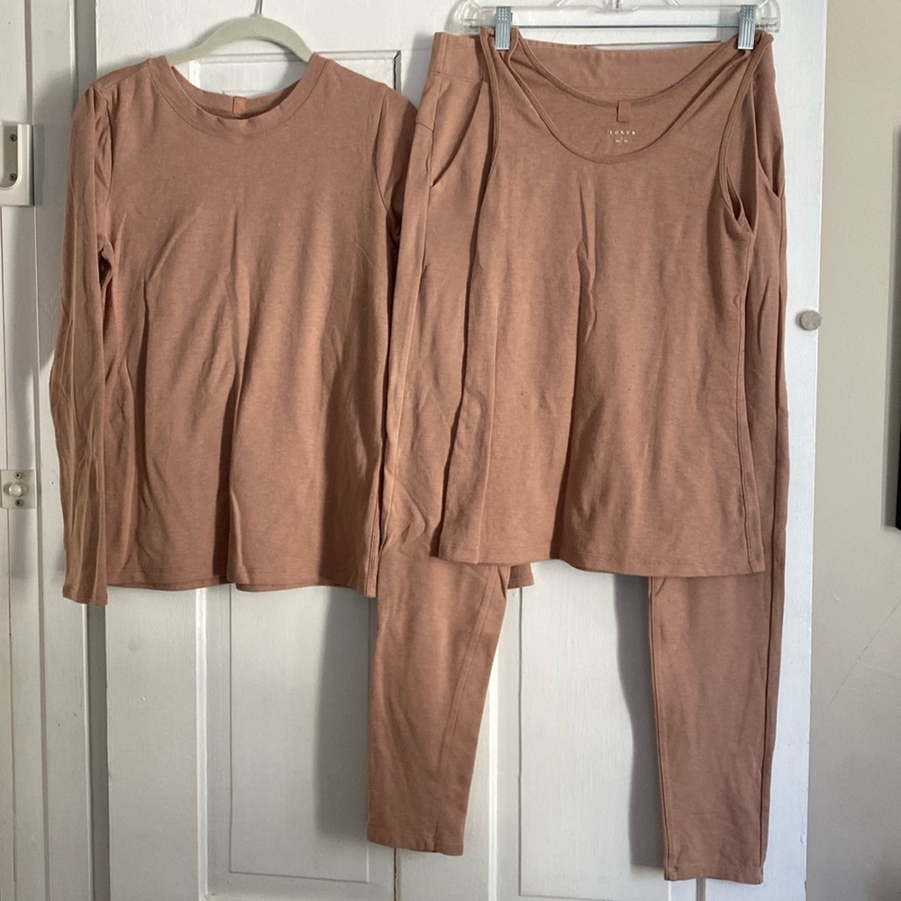 Lunya 3 piece restore set